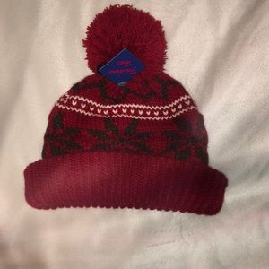 Red beanie